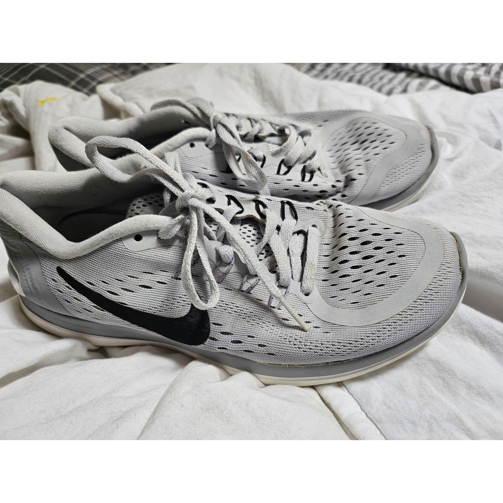 Nike Flex 2017 RN Womens Running Shoes Wolf Grey Black 898476-002 Size 6.5